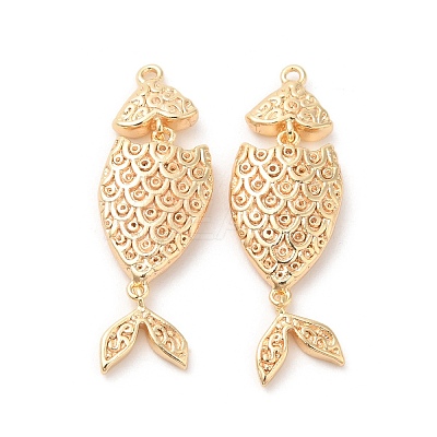 Brass Pendants KK-G468-21G-1