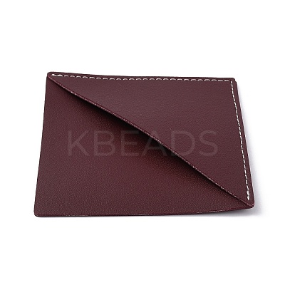 PU Imitation Leather Bookmarks OFST-WH0002-34B-03-1