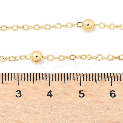 Brass Satellite Chains Necklace for Women NJEW-P265-06G-1