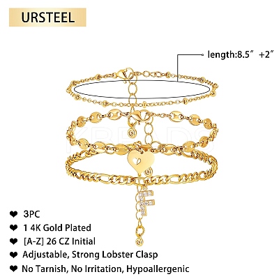 Anklets Sets AJEW-AN00383-06-1