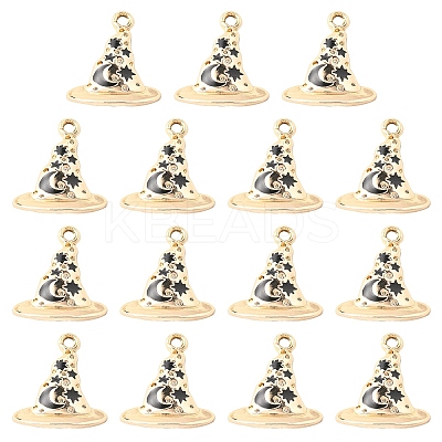 15Pcs Halloween Theme Alloy Pendants ENAM-YW0006-60-1