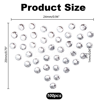 Hotfix Rhinestone DIY-WH0349-371D-1