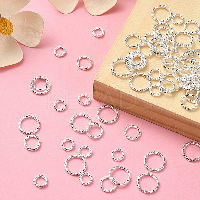 90Pcs 3 Styles Iron Open Jump Rings IFIN-YW0003-36-1