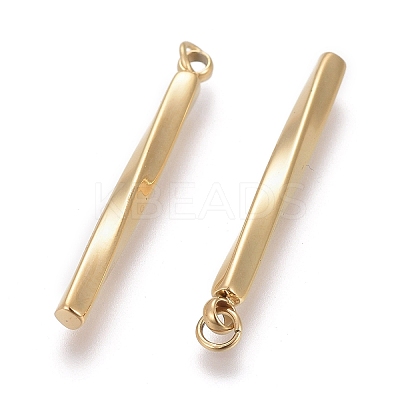 Ion Plating(IP) 304 Stainless Steel Pendants STAS-F256-021G-1