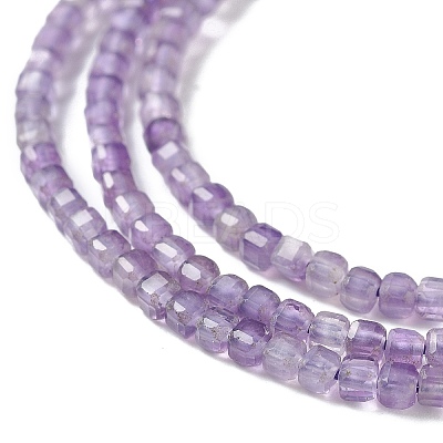 Natural Amethyst Beads Strands G-P514-B06-01-1
