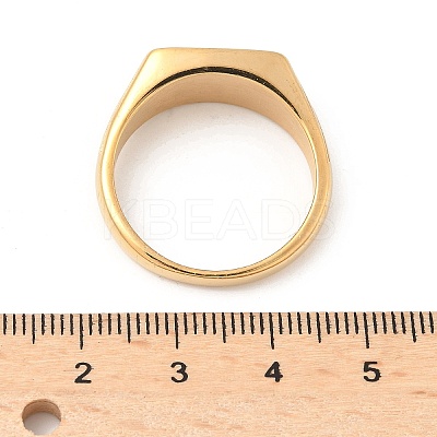 316L Stainless Steel Natural Gemstone Finger Rings for Women RJEW-U054-02C-02G-1