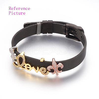 304 Stainless Steel Watch Bands WACH-P015-02G-1