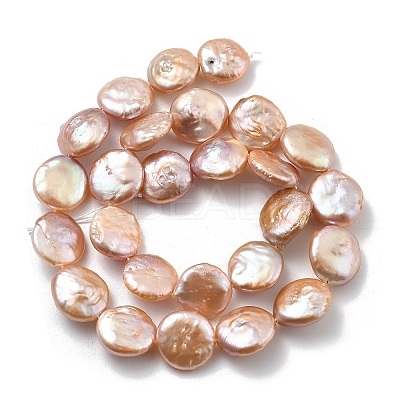 Natural Baroque Keshi Pearl Beads Strands PEAR-P064-08D-04D-1