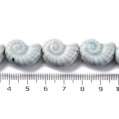 Ocean Series Glazed Porcelain Beads PORC-R002-03A-1