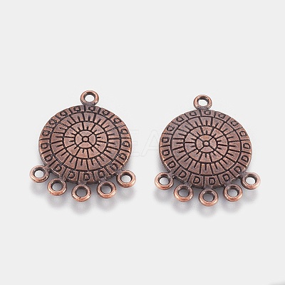Tibetan Style Alloy Chandelier Components Links LS-TIBEP-EA361Y-R-FF-1