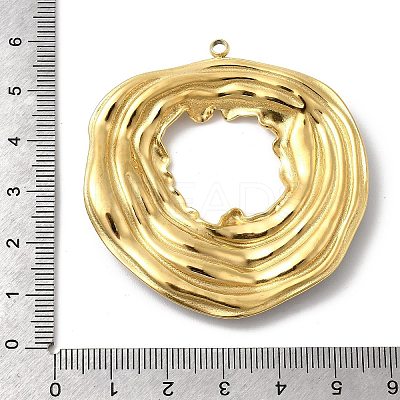 304 Stainless Steel Enamel Big Pendants STAS-P427-03G-02-1