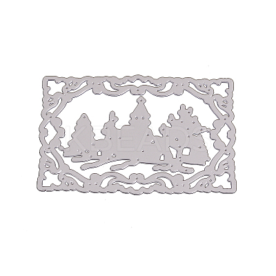 Church Frame Carbon Steel Cutting Dies Stencils X-DIY-F036-37-1