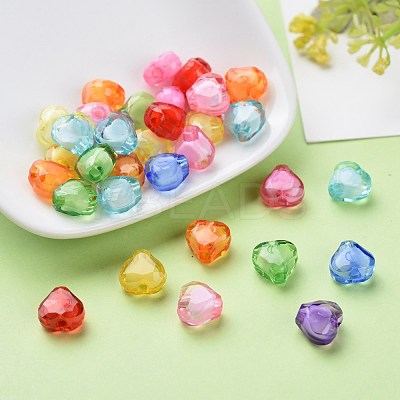 Transparent Acrylic Beads TACR-S114-10mm-M-1