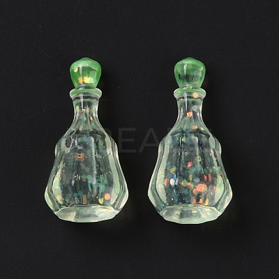 Dummy Bottle Transparent Resin Cabochon LS-RESI-E025-06A-1