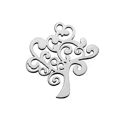 Non-Tarnish 201 Stainless Steel Pendants STAS-S105-T487-1