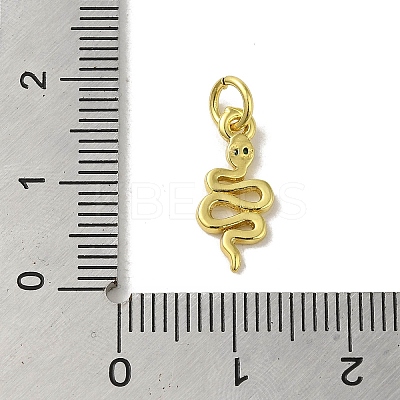 Real 18K Gold Plated Brass Pave Cubic Zirconia Pendants KK-M283-03A-G-1