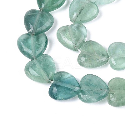 Natural Green Fluorite Beads Strands G-T142-64A-1