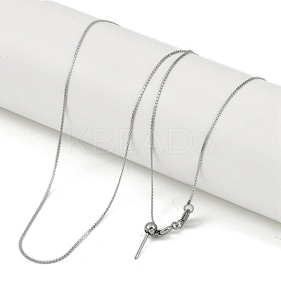 201 Stainless Steel Serpentine Chain Necklaces NJEW-H042-07P-01-1