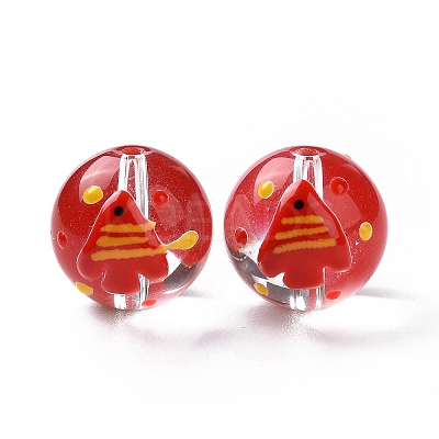Transparent Glass Beads LAMP-B021-03A-08-1