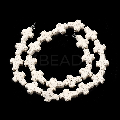 Natural Lava Rock Beads Strands G-L498-E01-01C-1