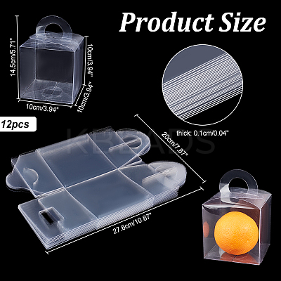 Transparent Plastic Gift Boxes CON-WH0086-046-1