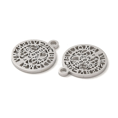 Non-Tarnish 304 Stainless Steel Charms STAS-J042-12P-1