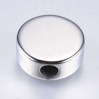 Tarnish Resistant 304 Stainless Steel European Beads STAS-I072-026P-1