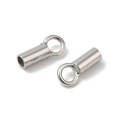 925 Sterling Silver Cord Ends STER-P055-01B-P-1