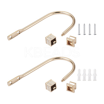 Zinc Alloy U Shape Hook Hangers Curtain SW-TAC0002-08C-1