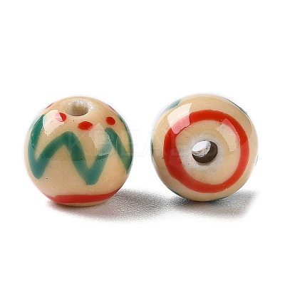 Handmade Porcelain Beads PORC-G011-02B-1