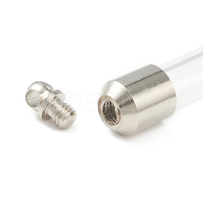 Transparent Glass Vial Pendant Normal Link Connectors GLAA-D004-03P-01-1