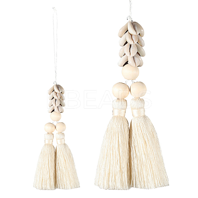 Cotton Pendant Decorations HJEW-WH20023-003-1