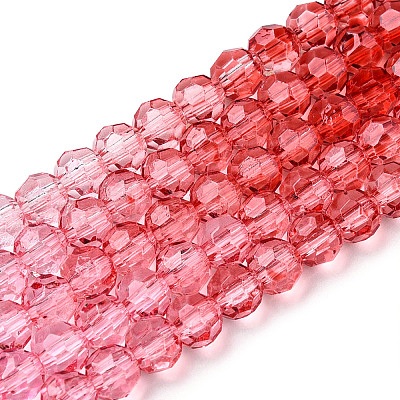 Transparent Glass Beads Strands LS-GLAA-E036-07N-1