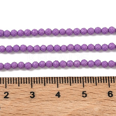 Synthetic Lepidolite/Purple Mica Beads Strands G-G823-16-3mm-01-1