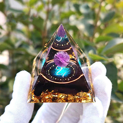 Orgonite Pyramid Resin Energy Generators PW-WG81790-03-1