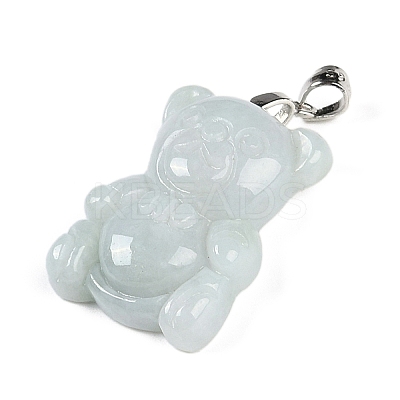 Natural Jadeite Carved Pendants G-F768-02-1
