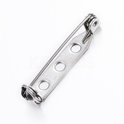 Tarnish Resistant 304 Stainless Steel Brooch Findings Sets LS-X-STAS-G137-52P-1