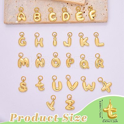 10Pcs Rack Plating Brass Pendants KK-SZ0002-55G-T-1