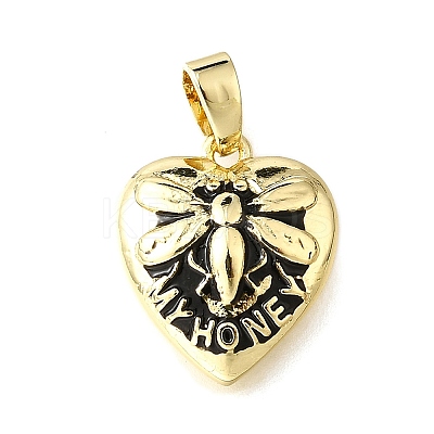 Brass Pendants KK-V007-011G-04-1