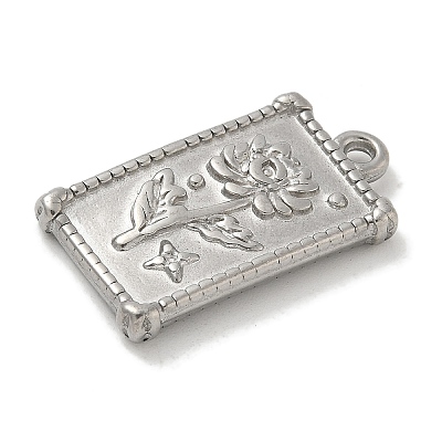 Anti-Tarnish 304 Stainless Steel Pendants STAS-Q334-26P-1