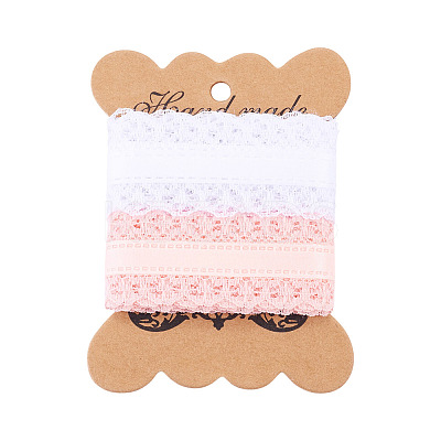 4 Yards 2 Colors Polyester Lace Trim OCOR-TADJ0001-02B-1