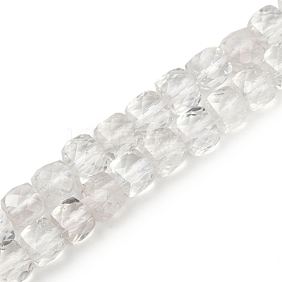 Natural Quartz Crystal Beads Strands G-H078-C33-6mm-1