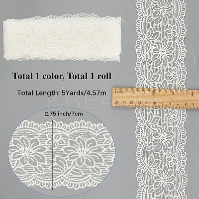 5 Yards Flat Cotton Lace Ribbon OCOR-GF0004-71B-02-1