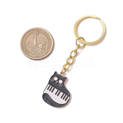 Alloy Enamel Pendant Keychains KEYC-JKC01247-1