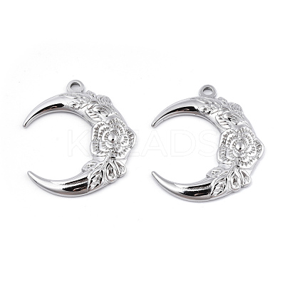 Non-Tarnish 201 Stainless Steel Pendants STAS-N098-066P-1