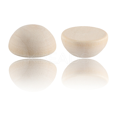 Unfinished Natural Wood Cabochons WOOD-SP0001-55B-1