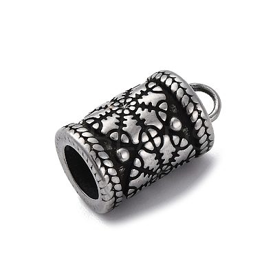 304 Stainless Steel Pendants STAS-D301-08AS-04-1