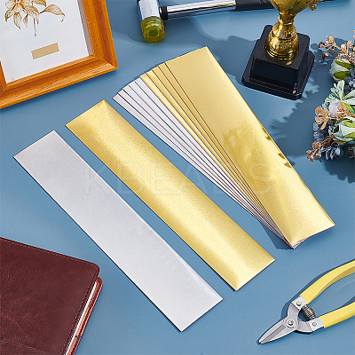 12Pcs 2 Colors Aluminum Brooch Findings AJEW-OC0013-37-1