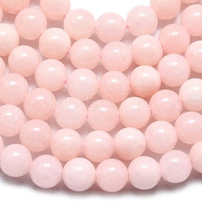 Natural Malaysia Jade Beads Strands G-L645-A01-6mm-14-1
