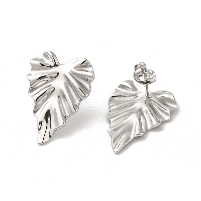 Non-Tarnish 304 Stainless Steel Stud Earrings EJEW-Z022-21P-1
